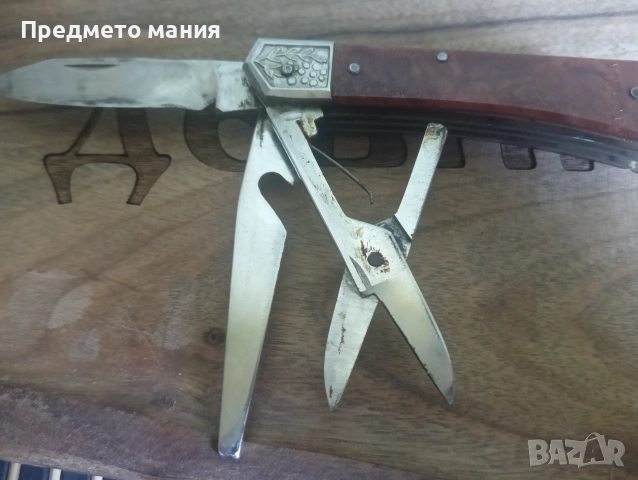 Съветски Руски многофункционален сгъваем нож, ножче ножка , снимка 4 - Ножове - 55240558