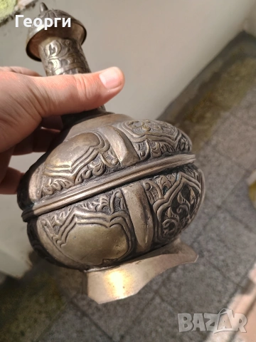 Бронзов съд за вода,19ти век,Суматра, снимка 4 - Антикварни и старинни предмети - 53970245