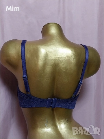  Passionate 70 В Тъмно лилав ,дантелен сутиен , снимка 6 - Бельо - 54117554