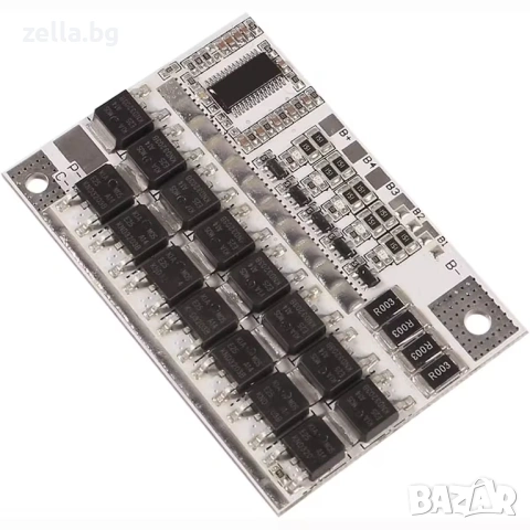 BMS 5S 100A 21V защитна платка за балансиране на Li-Ion 18650 батерии – за електроинструменти 10022, снимка 12 - Друга електроника - 54655985