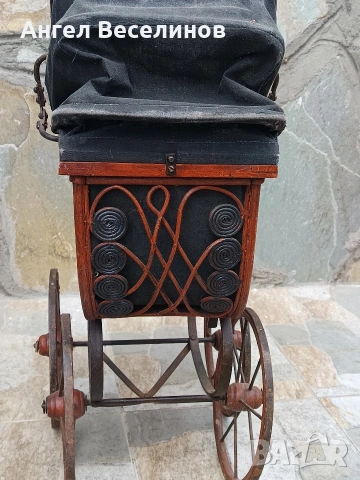 ретро бебешка количка , снимка 5 - Други ценни предмети - 54078087