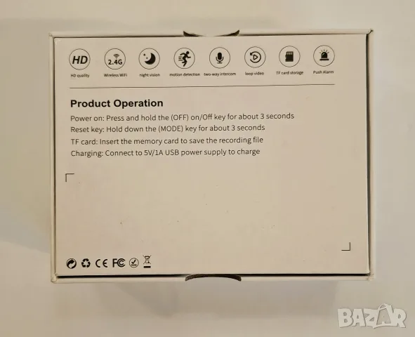 Мини WiFi камерата модел AS03, снимка 2 - HD камери - 55332475