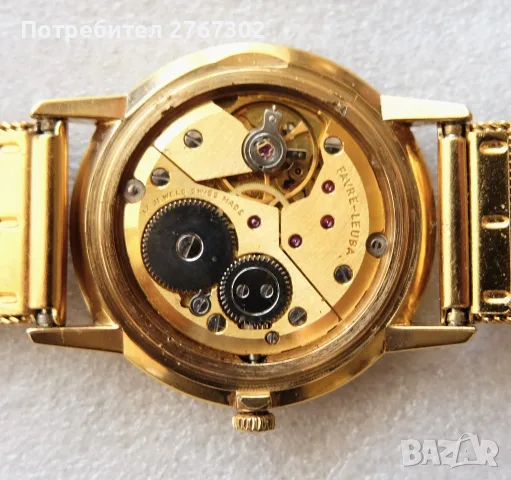 Rare Vintage Favre-Laube Men's Wrist watch-Swiss Made 17 Jewel Hand wind, снимка 7 - Луксозни - 55624003