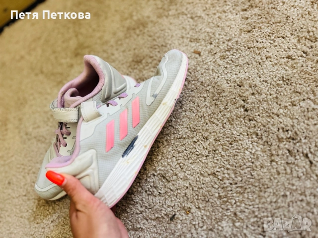 Маратонки ADIDAS  Duramo 10 El I - номер 35 - със ЗАБЕЛЕЖКА, снимка 3 - Детски маратонки - 54806625