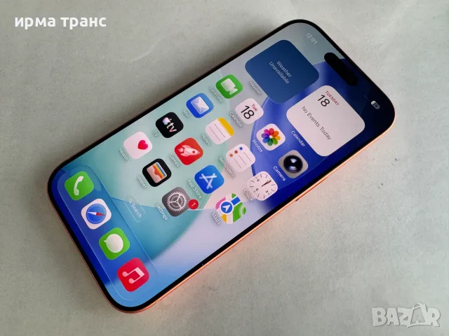 iPhone 17 Pro 512gb 96% батерия.Гаранция, снимка 2 - Apple iPhone - 55702978