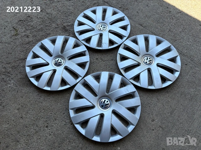 4 броя Оригинални тасове за Volkswagen Polo 15, снимка 5 - Аксесоари и консумативи - 54678168