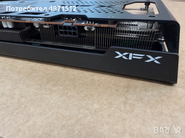 Видеокарта 6600XT XFX Speedster QICK 308, 8Gb DDR6, снимка 5 - Видеокарти - 55100346