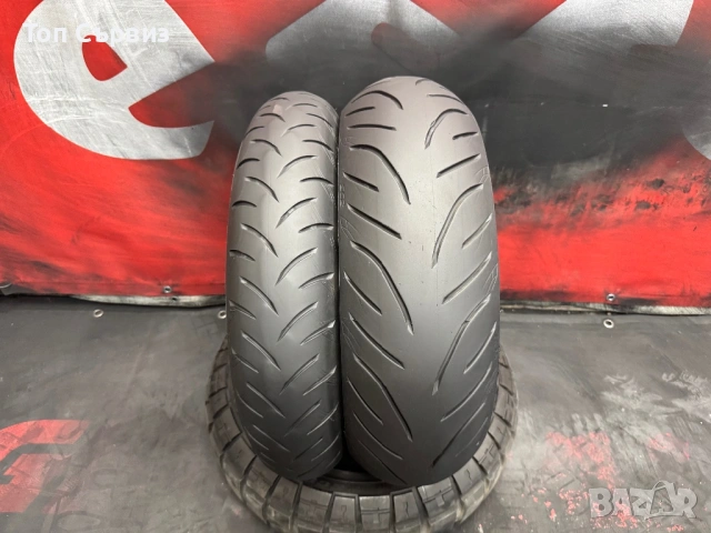 120 70 15 / 160 60 15, Bridgestone BattlaxScooterSC2, снимка 3 - Гуми и джанти - 54941424