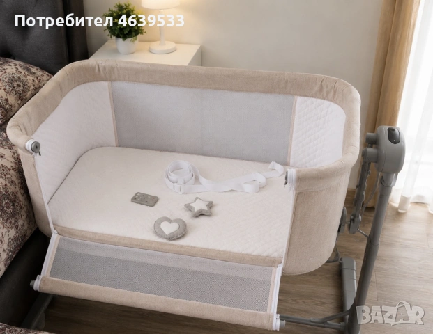 Бебешка кошара- електрическа , снимка 2 - Бебешки легла и матраци - 55248192