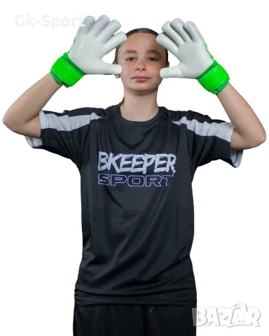 Вратарски ръкавици Bkeeper FLASH #26 Green размер 4,5, снимка 3 - Футбол - 55329527