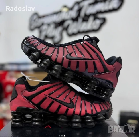 Nike Shox TL Black & Red Thermoreactive, снимка 4 - Ежедневни обувки - 54363912