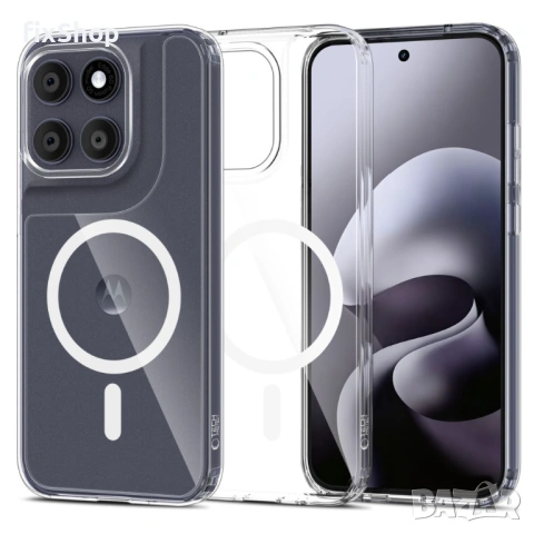 TECH-PROTECT FLEXAIR HYBRID MAGSAFE MOTOROLA MOTO G67 / G77 CLEAR