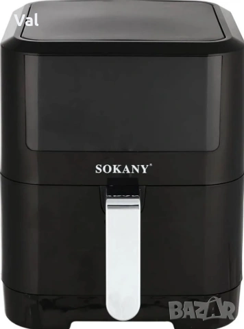 Фритюрник с горещ въздух Sokany SK-ZG-8043, 8л., 2000W, снимка 2 - Фритюрници - 54672125