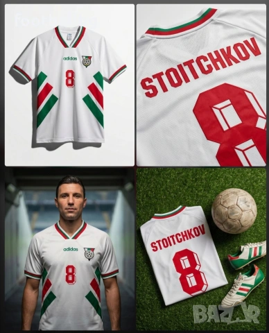 STOICHKOV 8 🇧🇬🇧🇬 мъжки футболни тениски , снимка 2 - Футбол - 31406793