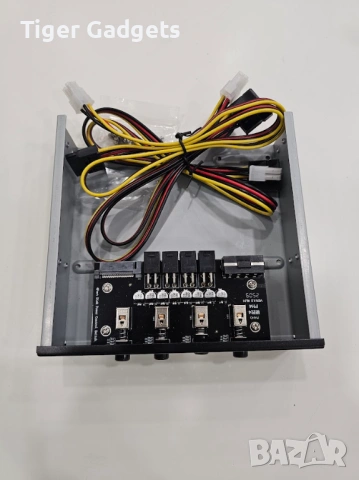 Namvo 4-Switch SATA HDD Power Supply Switch – контролер за захранване на HDD/SSD дискове с 2 x 2.5" , снимка 5 - Други - 54521991