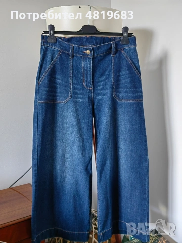 Дамски деним wide leg. , снимка 2 - Рокли - 54659885