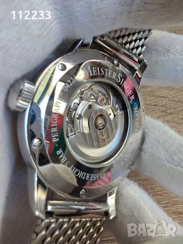 БАРТЕР MeisterSinger Perigraph Automatic 43mm, снимка 9 - Мъжки - 55422908