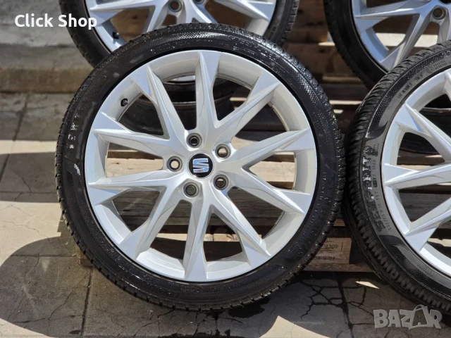 5х112 18 цола Джанти Оригинални SEAT Leon FR 5x112, снимка 7 - Гуми и джанти - 54858472