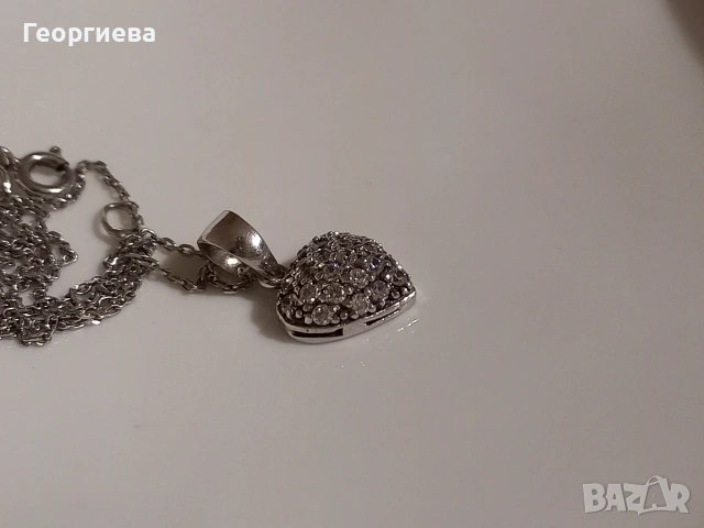 Две сребърни колиета, снимка 9 - Колиета, медальони, синджири - 54826526