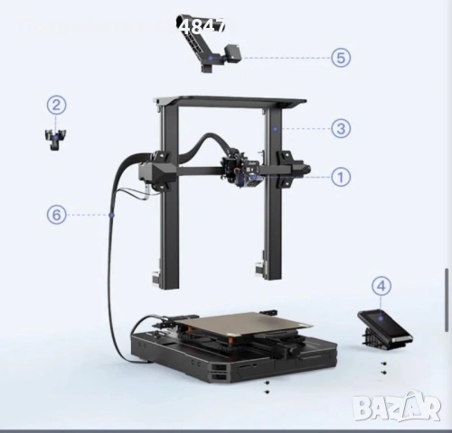 ПРОДАВАМ creality ender 3 s1 pro, снимка 14 - Принтери, копири, скенери - 54796272