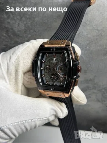 Hublot Big Bang Мъжки Часовник С Кварцов Механизъм Златисто Chronolux32, снимка 4 - Мъжки - 55427382