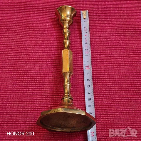 Месингов свещник. , снимка 4 - Декорация за дома - 55458512