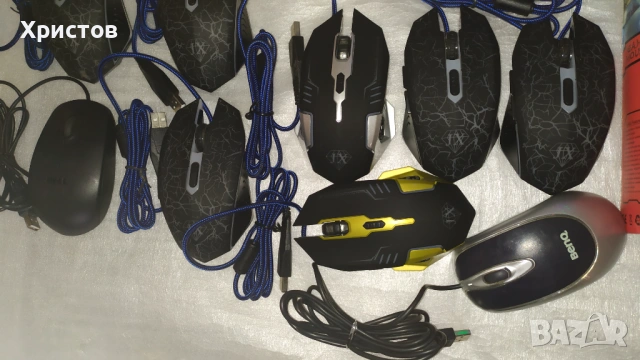 ГЕЙМЪРСКИ 17 БРОЯ НОВИ МИШКИ за компютър-50 ЕВРО ЗА ВСИЧКИТЕ, снимка 6 - Клавиатури и мишки - 54124386