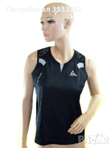 Le Coq Sportif дамски спортен потник тениска черена