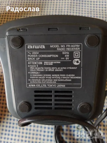 радио - часовник AIWA, снимка 7 - Радиокасетофони, транзистори - 55448560