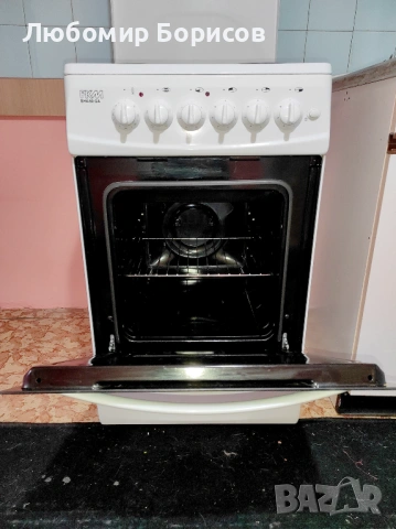 PKM готварска печка с чугунени котлони 46 л, снимка 3 - Печки, фурни - 54184774