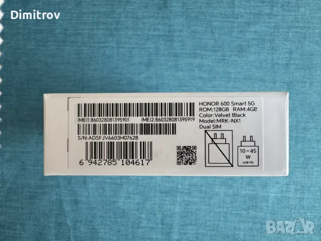 Нов! Неотварян! Смартфон Honor 600 Smart Velvet Black, снимка 3 - Други - 55666634