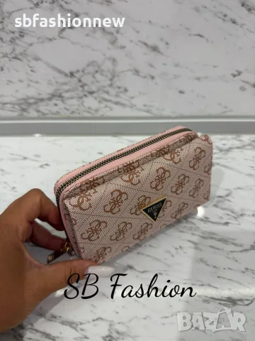 Guess розово портмоне, снимка 2 - Портфейли, портмонета - 55469601