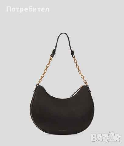 Оригинална Чанта Karl Lagerfeld K/Autograph moon shoulder bag, снимка 3 - Чанти - 53995714