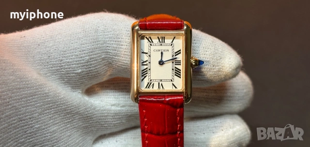 Луксозен дамски часовник Cartier, снимка 7 - Дамски - 49364233