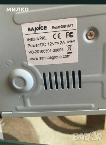 SANNCE DN41S1T -4-канален цифров видеорекордер DVR, снимка 6 - Други - 54839533