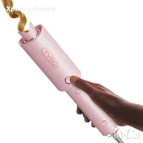 Автоматична въртяща се маша TYMO CURLPRO Pink 1 inch