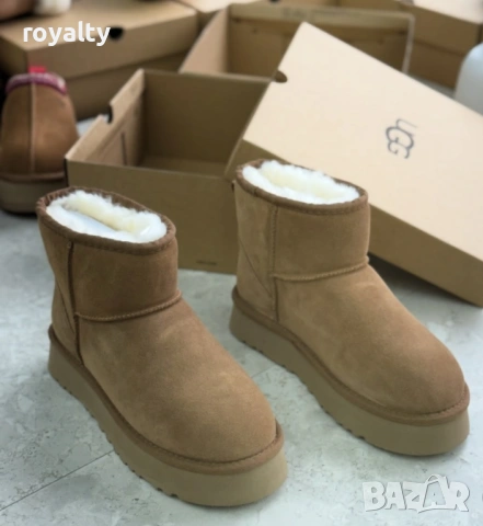 UGG Нови Дамски Боти с Кутия ЮДжиДжи, снимка 2 - Дамски боти - 54397350