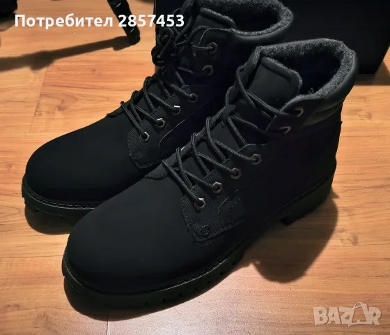 GAP Westport Mid II мъжки боти EU 46 – черни, с връзки, снимка 4 - Мъжки боти - 55418750
