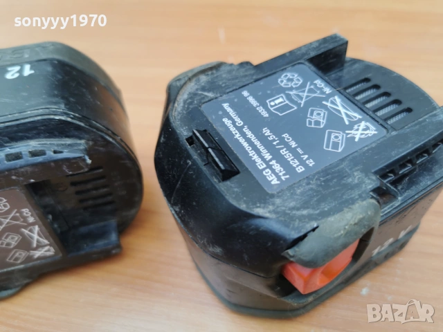 AEG 12V-2БР БАТЕРИИ 1105261917L4, снимка 6 - Винтоверти - 54509837