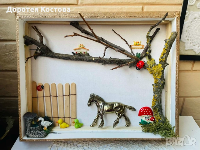 Красива картина с миниатюри 