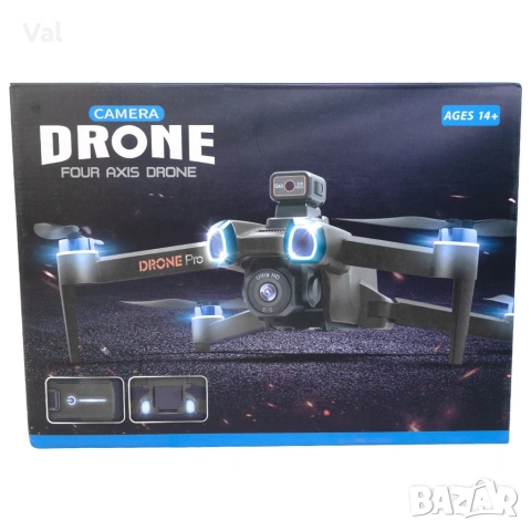 Сгъваем дрон Drone Pro JC814 с двойна 4K камера, 360° избягване на препятствия и WiFi управление