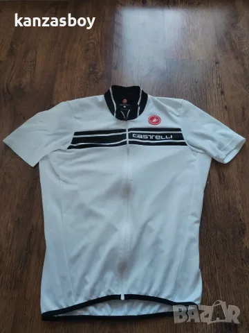 Castelli - страхотно вело джърси L, снимка 4 - Тениски - 55321565