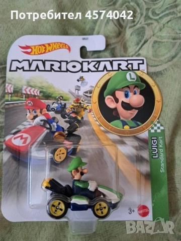 Hot Wheels Mario Kart, снимка 3 - Коли, камиони, мотори, писти - 54316953
