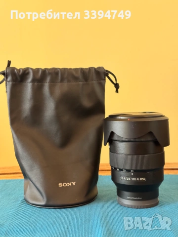 Обектив Sony FE 24-105mm f/4 G OSS като нов + подарък филтър