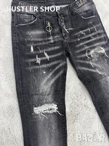 Мъжки дънки DSQUARED2 SLIM FIT. Размер S, снимка 2 - Дънки - 54239308