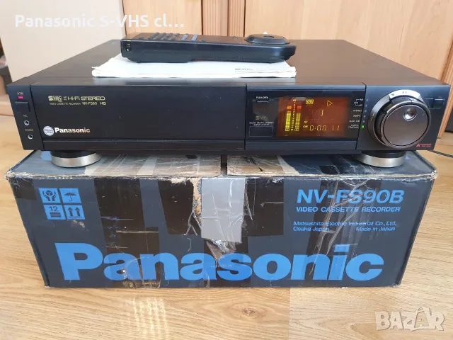 Panasonic NV-FS90 S-VHS ,Hi-Fi stereo 7 head SpLp