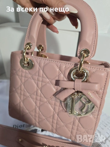 Lady Dior Дамска Чанта От Агнешка Кожа Код Brand Luxury Fashion23, снимка 3 - Чанти - 54960771