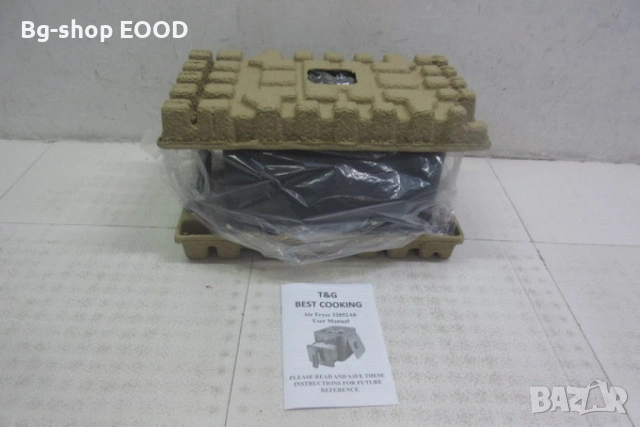 ПРОМО!! Фритюрник Air Fryer с Грил T& G Best Cooking 32852A, 2в1, 4.3L, 1500+500W, снимка 6 - Фритюрници - 54053589