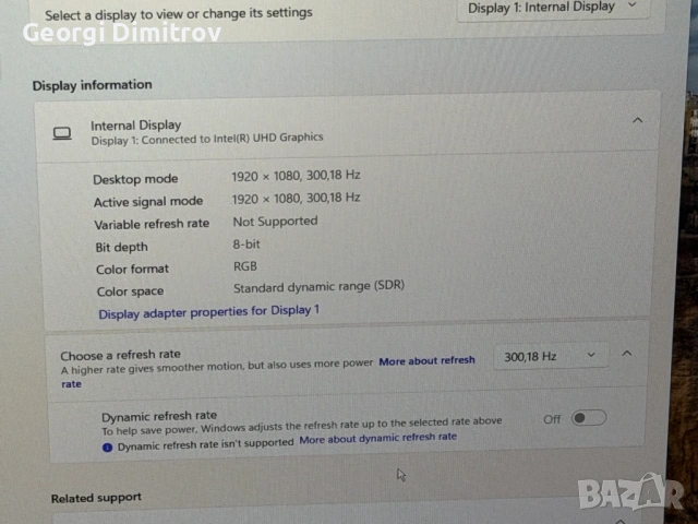 Razer Blade 15 Advanced i7-10875H/16RAM/512NVMe/RTX 2070 Super MAX-Q, снимка 7 - Лаптопи за игри - 54686761