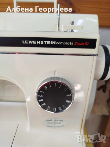 Метална шевна машина LEWENSTEIN COMPACTA SIMPLE 80, снимка 3 - Шевни машини - 54970347